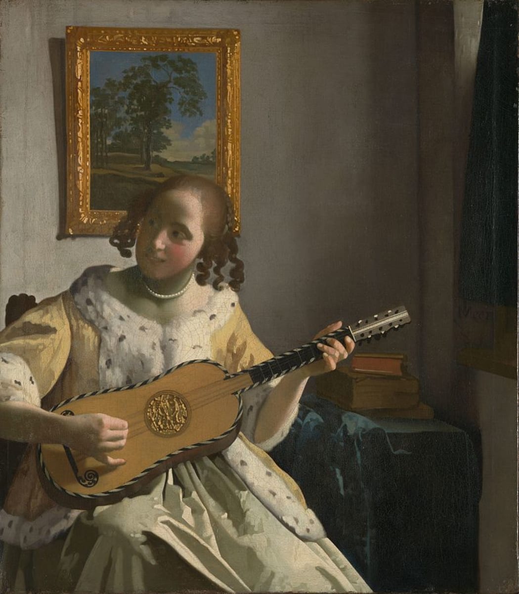 The painting The Guitar Player, by Vermeer
