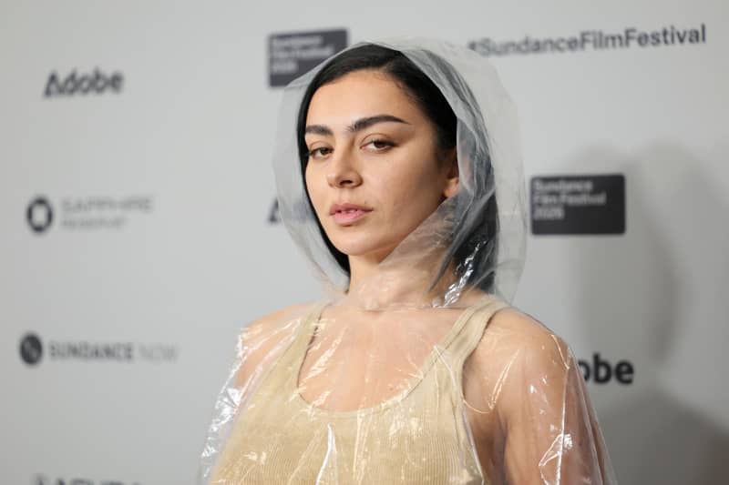 Charli XCX at the The Gallerist Premiere during the 2026 Sundance Film Festival.