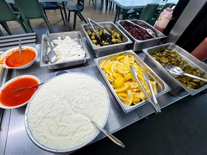 The feast for Ramadan at the Mangere Refugee Centre.
