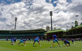 India warmup at the SCG.
