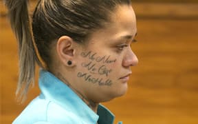 Nicola Dally-Paki, mother of Moko Rangitoheriri, gives evidence at the inquest into the death of Moko at the Rotorua District Court.