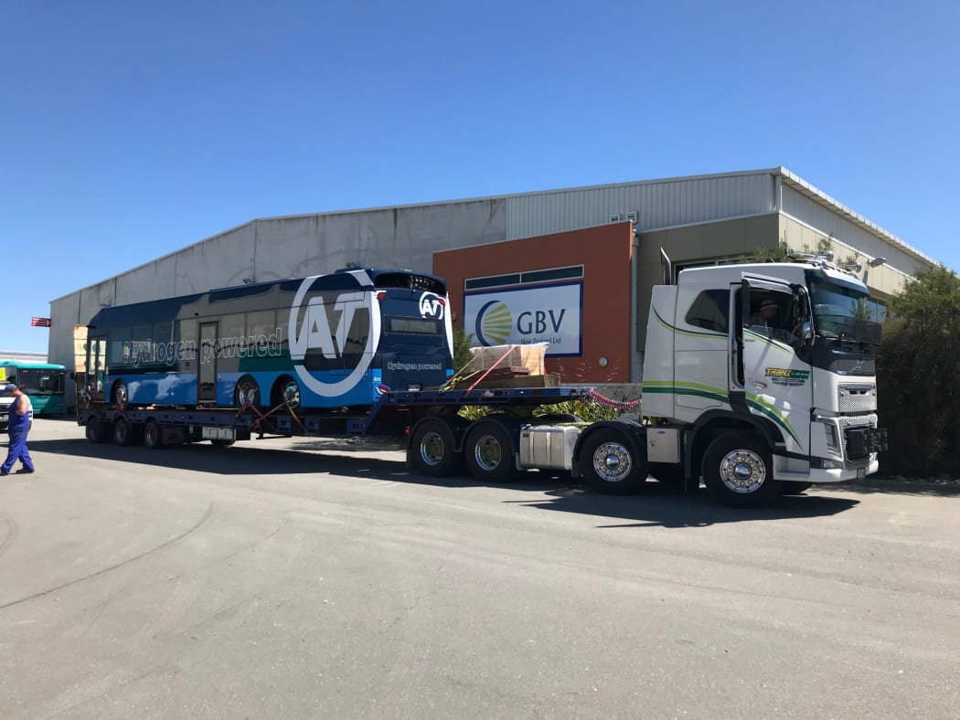 The country's first hydrogen fuel cell bus which is expected to be officially unveiled this month.