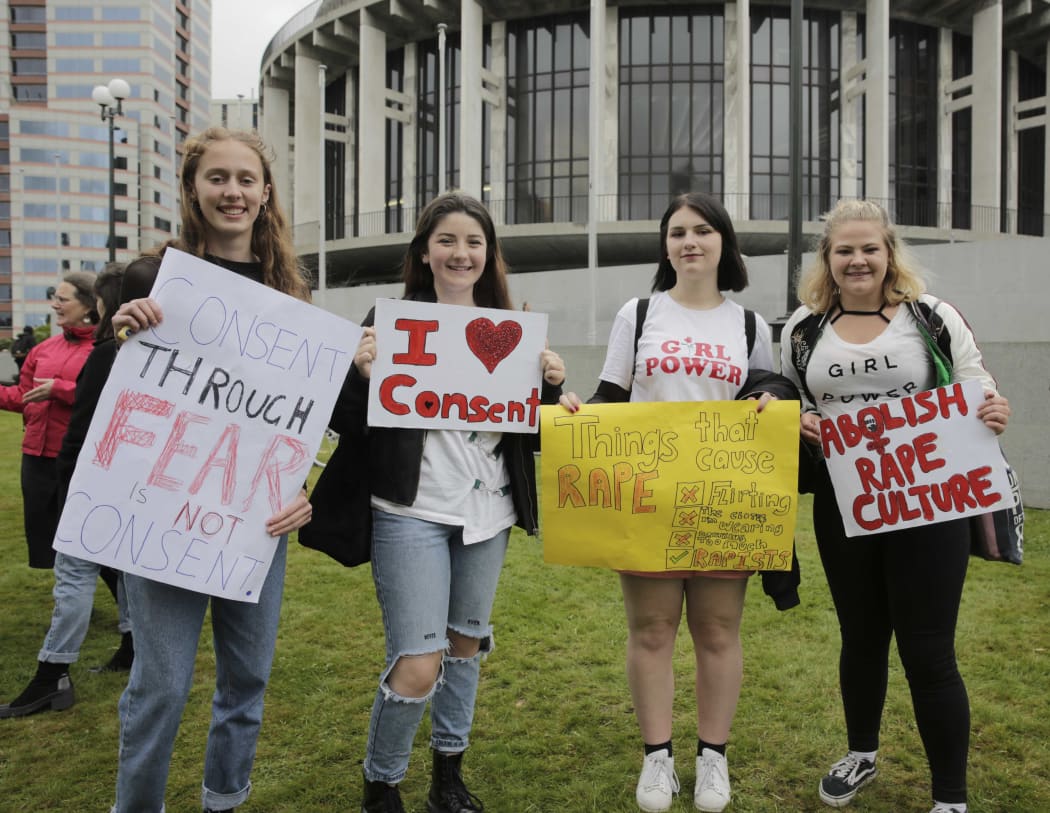 Protest against rape culture.