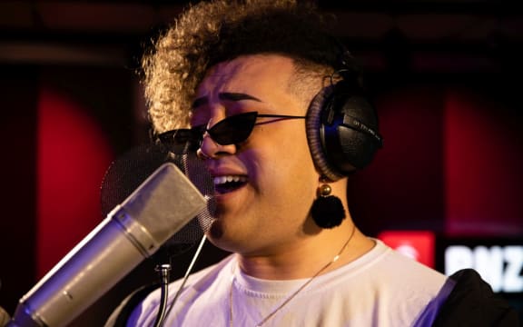 Pere performs his new track High on Ingoingo live in RNZ's Auckland studio