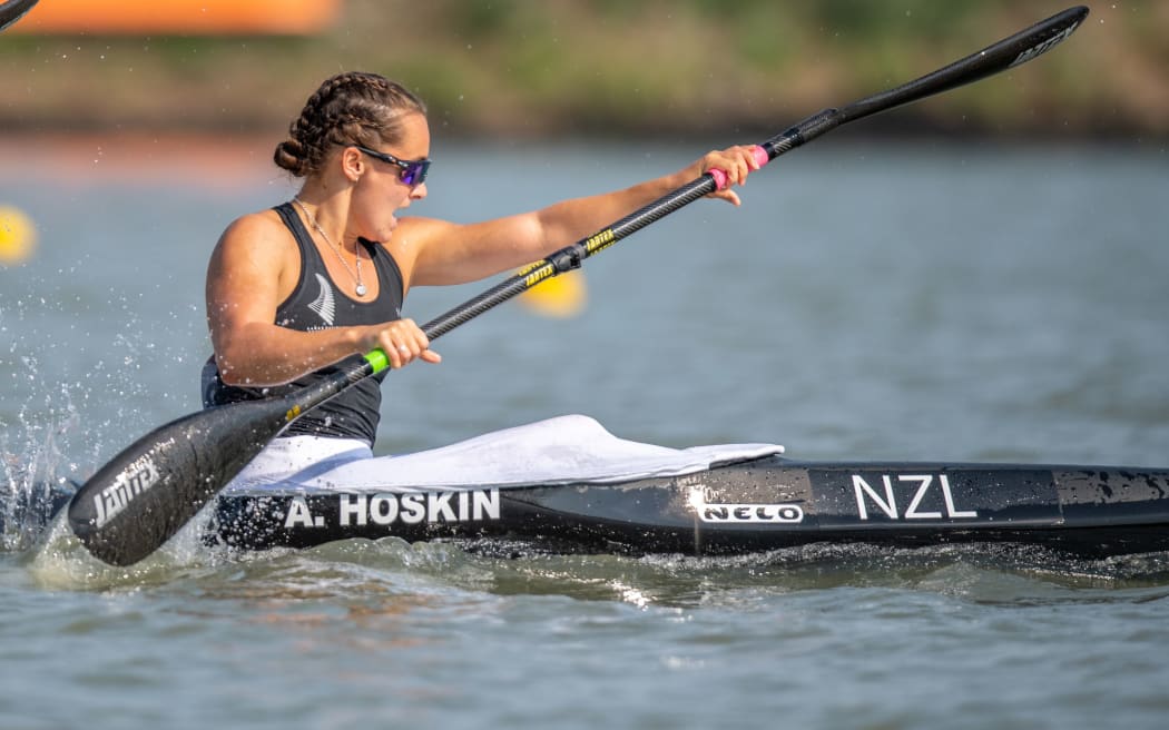 New Zealand paddler Alicia Hoskin.