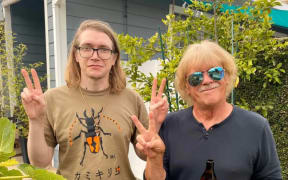 From left, Kyle Whorrall and his father John Whorrall.