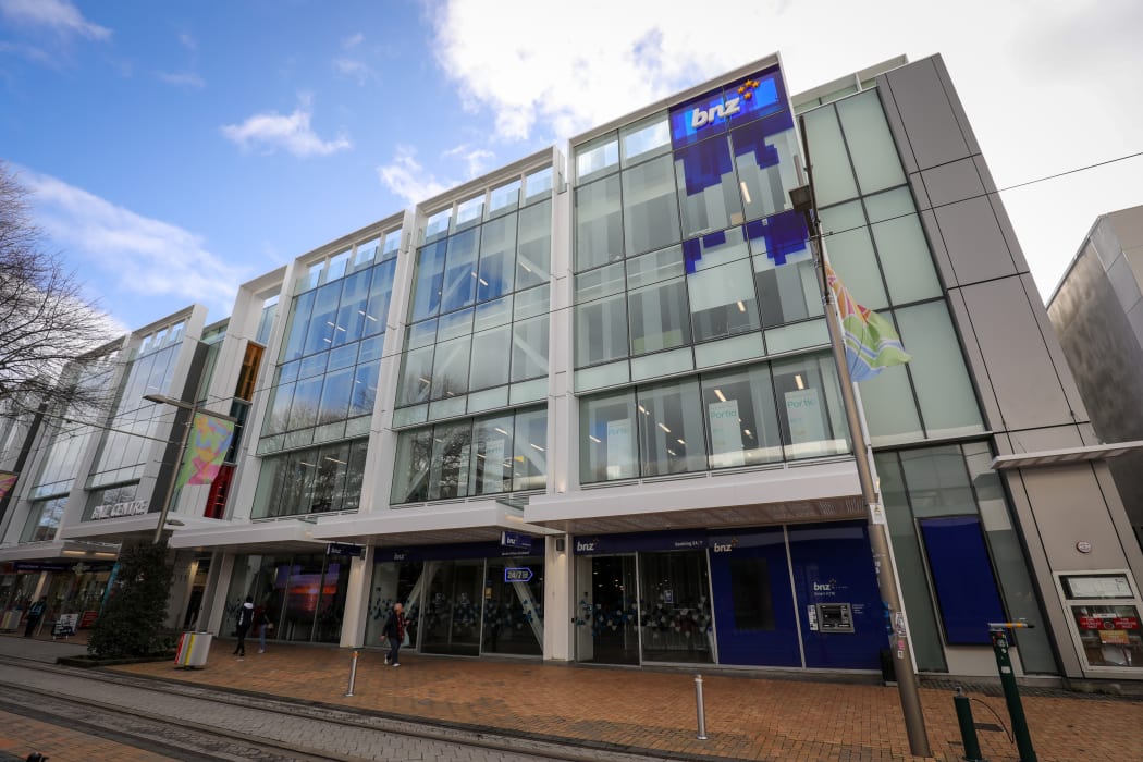 Exteriors of BNZ office in Christchurch