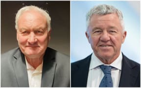 West Coast Regional councillors Allan Birchfield (left) and Frank Dooley.