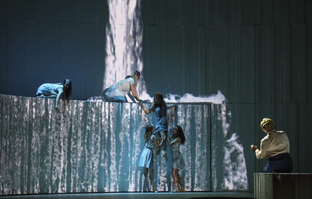 A scene from Les Troyens at Chicago Lyric Opera