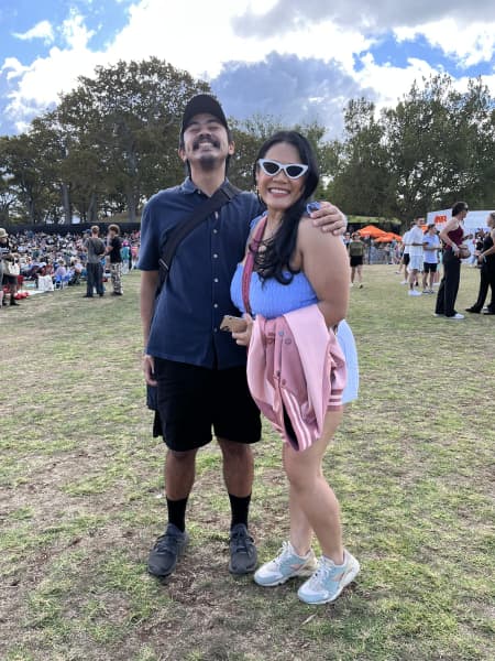 John Verona and Marggie Pascua at Synthony in the Domain 2025