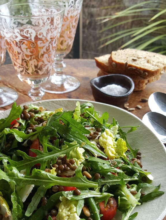 Lentil Salad with Vinegar Dressing