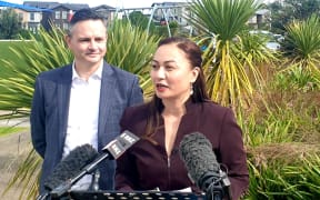Green Party co-leaders James Shaw and Marama Davidson