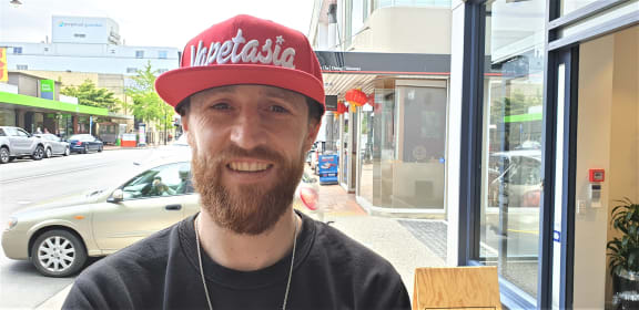 Nelson vape store manager Matt Robinson.
