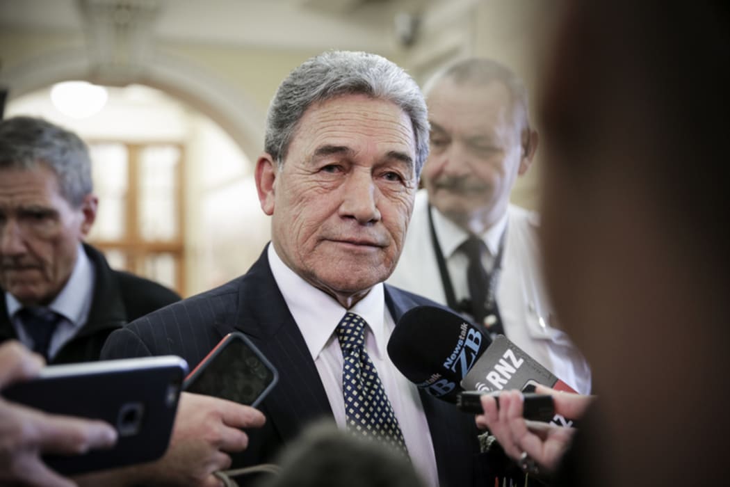 Winston Peters at the Bridge run.