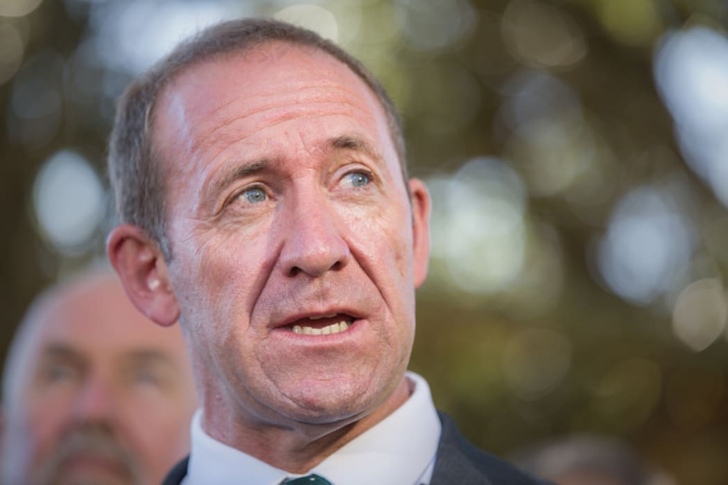 Andrew Lititle speaking at Waitangi, 5 February 2017.