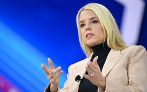 (FILES) Florida's Former Attorney General Pam Bondi speaks during the annual Conservative Political Action Conference (CPAC) meeting on February 23, 2024, in National Harbor, Maryland. - US President-elect Donald Trump tapped Pam Bondi, a staunch ally who helped defend the ex-leader against impeachment and joined lawyers who sought to overturn President Joe Biden's election, as US attorney general on November 21, 2024. (Photo by MANDEL NGAN / AFP)