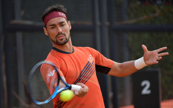 Italian tennis player Fabio Fognini.