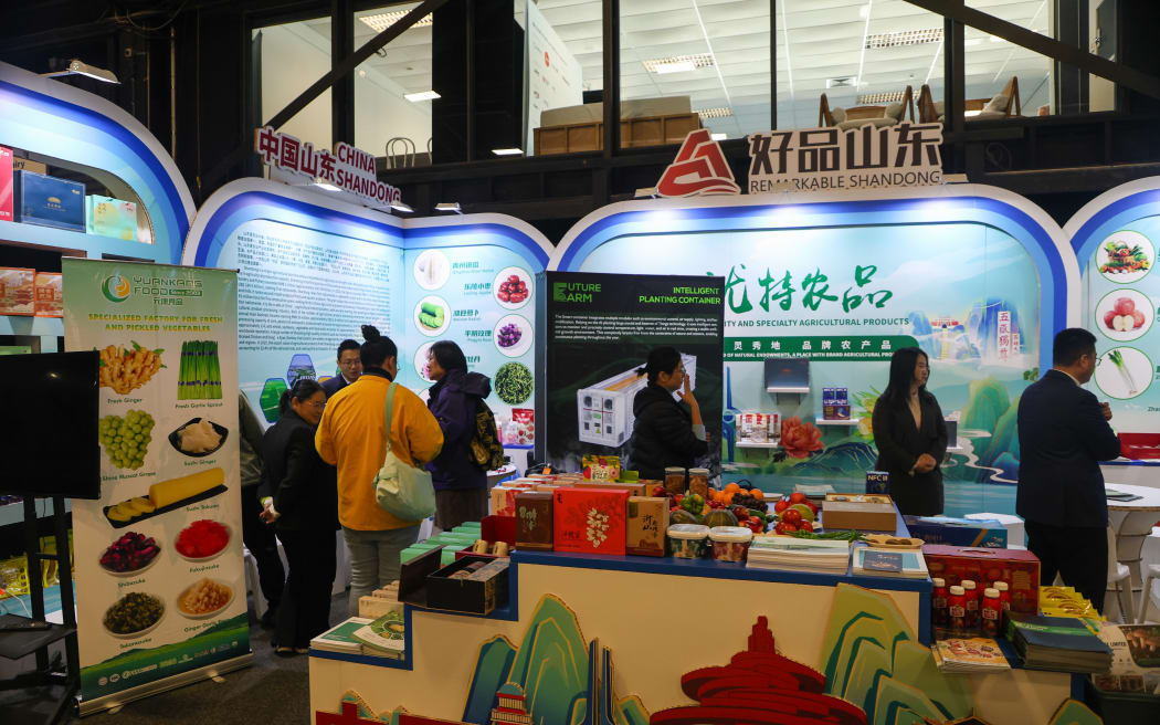 Chinese agri-tech businesses showcase their products at Fieldays.