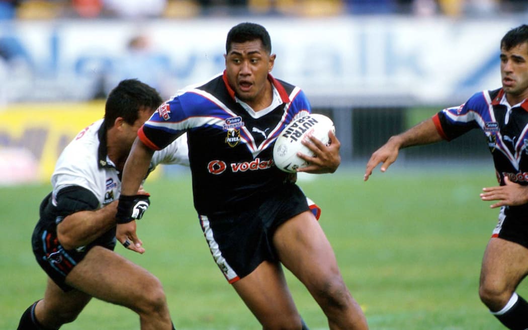 Ali Lauitiiti. New Zealand Warriors v Penrith Panthers.