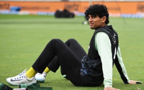 New Zealand’s Rachin Ravindra during Game 4 of the T20 cricket series between New Zealand and West Indies at Saxton Oval, Nelson, New Zealand. Monday 10 November 2025. ©Copyright Photo: Chris Symes / www.photosport.nz