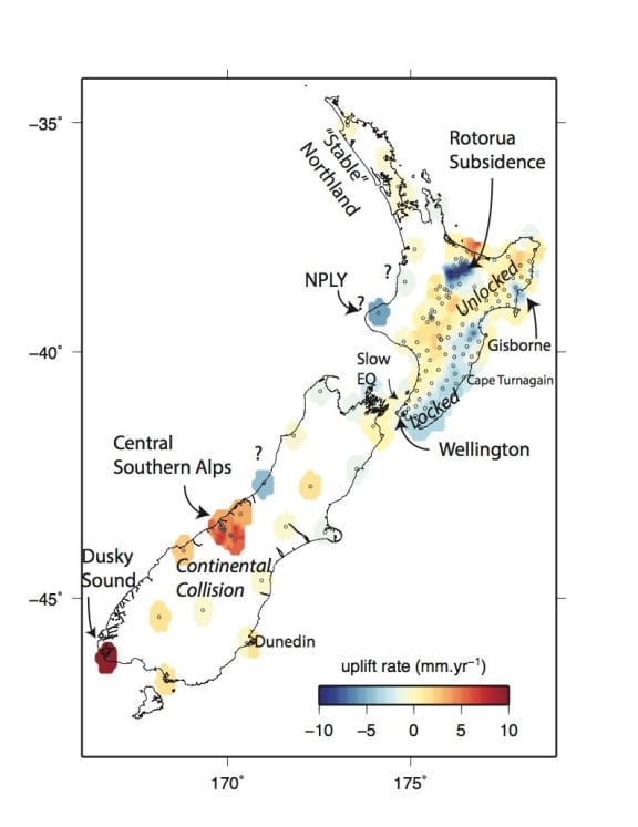 Just-published tectonic research gives some insight into what sea levels in New Zealand could look like in the future.