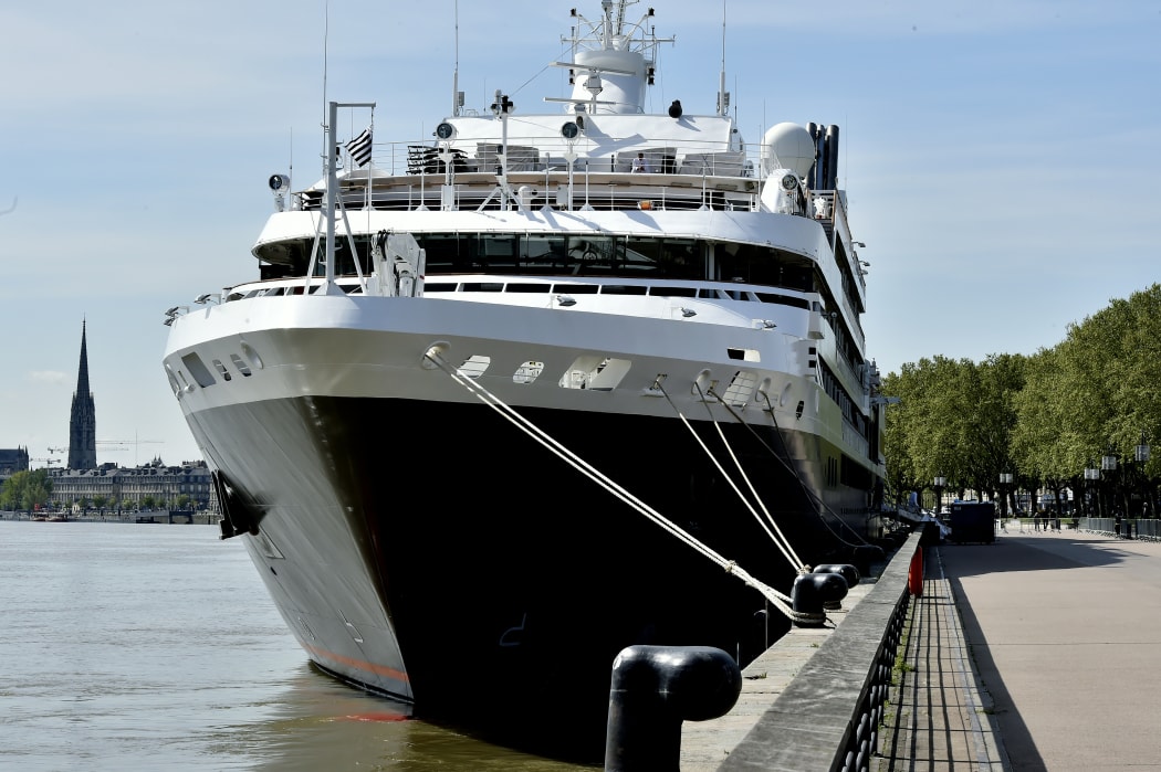 The L'Austral moored in Bordeaux in April 2016.