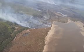 A fire which started on 2 April has burnt through 1000 hectares of land at Awarua, south of Invercargill.