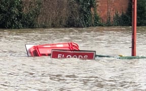 Floods in Shrewsbury, Shropshire.
