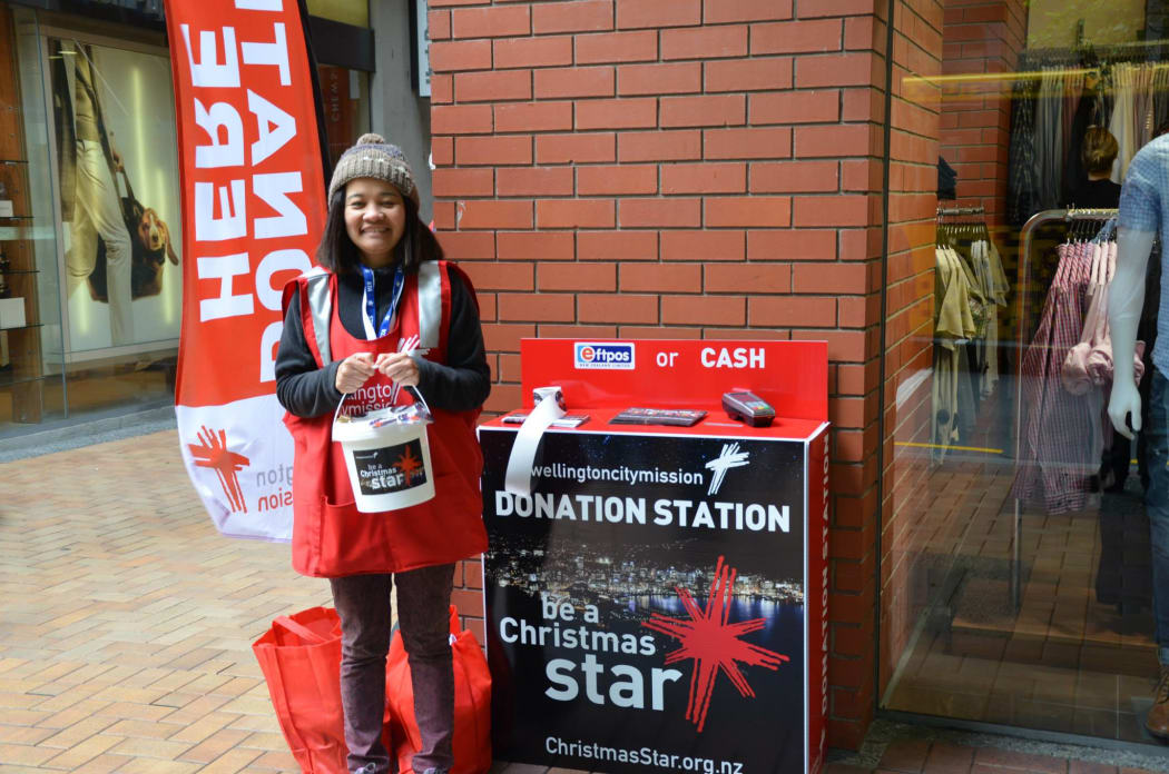 The Wellington City Mission added portable EFTPOS terminals as an option in last week's street appeal.