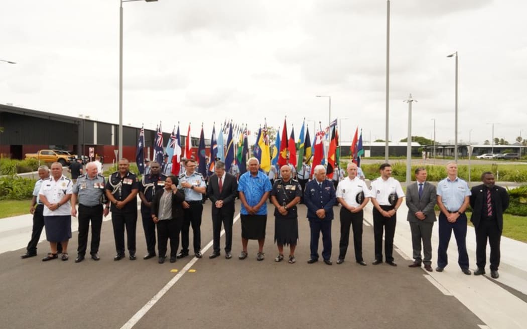 Police ministers and chiefs from across the Pacific attended the launch of the PPI’s Pinkenba Hub, pictured on Dec. 10, 2024. [Stefan Armbruster/BenarNews]