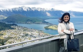 Icelandic Minister of Tourism, Industry and Innovation Þórdís Kolbrún Reykfjörð Gylfadóttir in Queenstown.