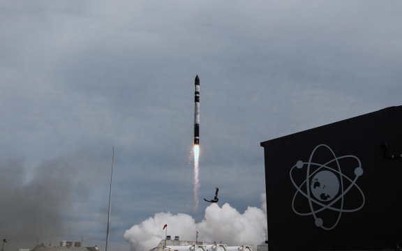 Rocket Lab's satellite launch.