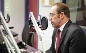 Andrew Little in RNZ's Wellington studio