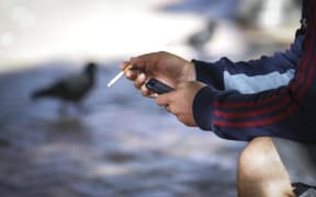 Smoking.