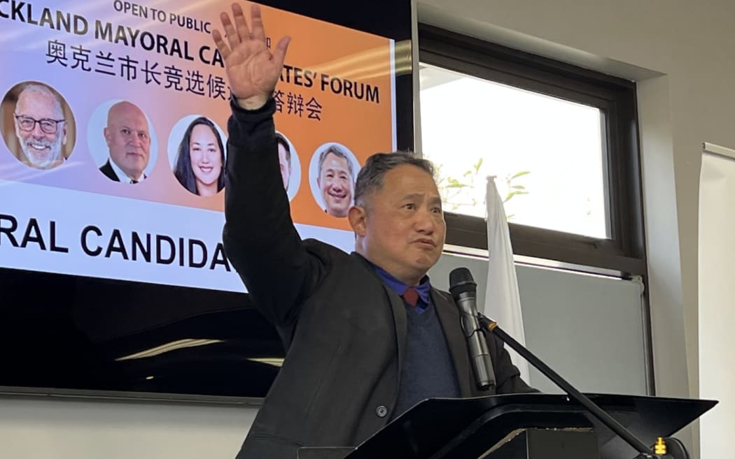 An Auckland mayoral candidates event in south Auckland on 7 Sep 2025. Eric Chuah.
