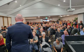 Christopher Luxon in New Plymouth