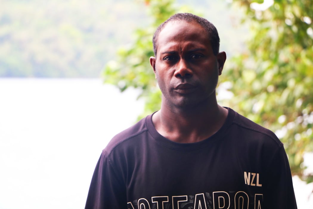 Allan Gioni, the manager of Haus Stori in Arawa, Bougainville