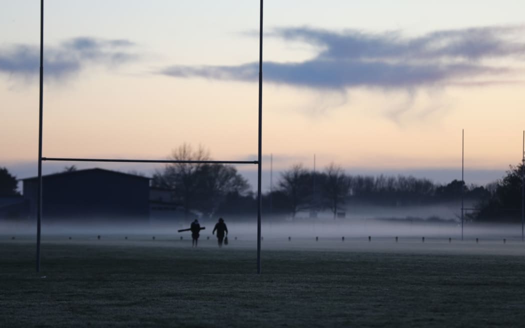 Hundreds of people were already making their way to Tuurangawaewae as the sun rose on a beautiful misty morning, 5 September 2024.