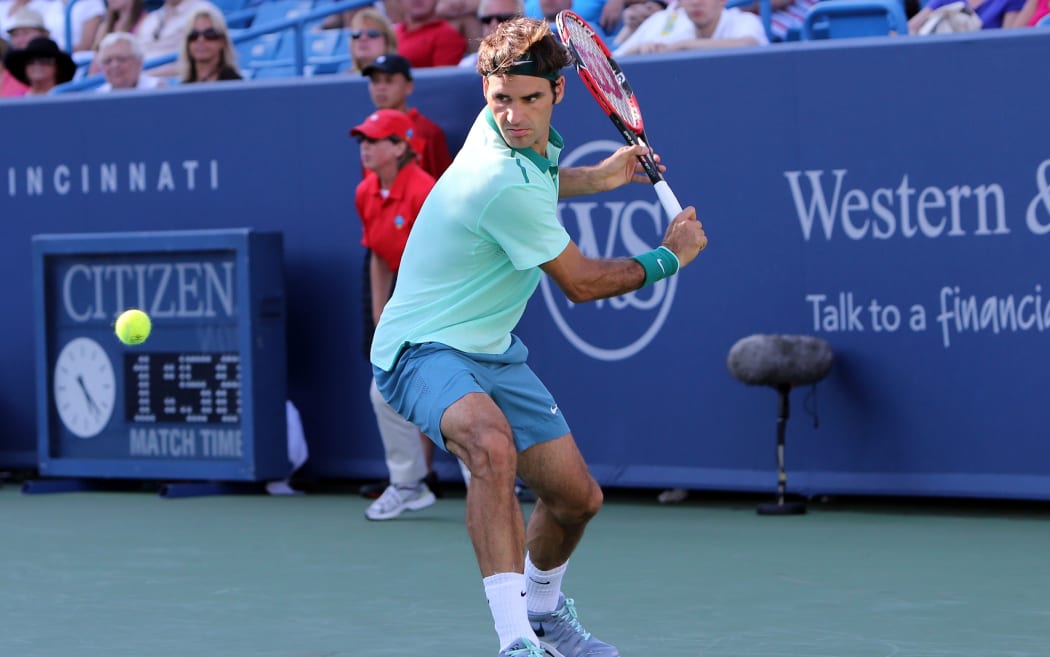 Roger Federer at the 2014 Cincinnati Open.