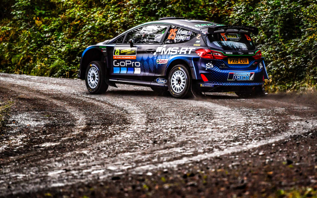 Hayden Paddon WRC Rally of Wales, 2019.