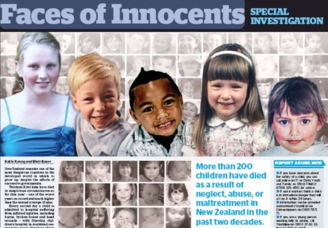 screenshot of The front page of 'The Press' last weekend.