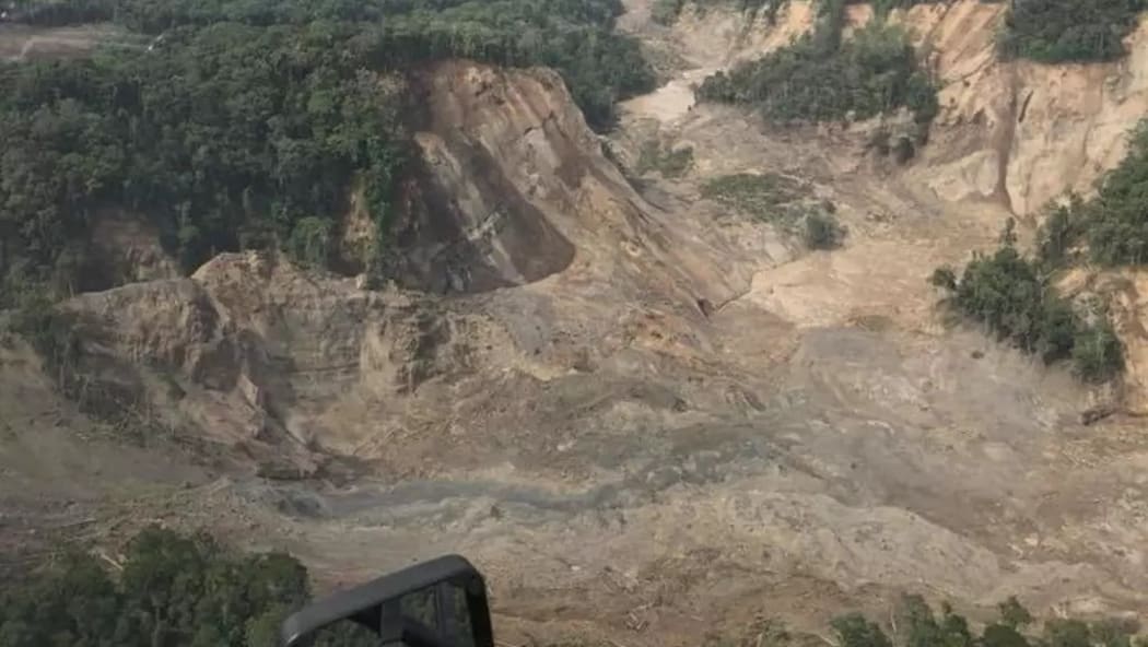 Where the Tagari river use to run, Komo, Hela Province, PNG.