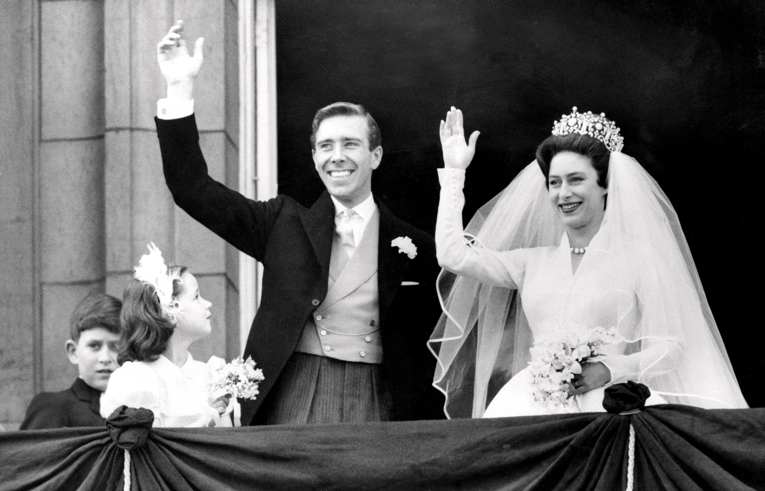 Lord Snowdon and Princess Margaret on their wedding day in 1960. The couple divorced 18 years later.