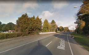 Marshland Road in Christchurch is blocked in both directions after a crash, which has left one person with serious injuries.