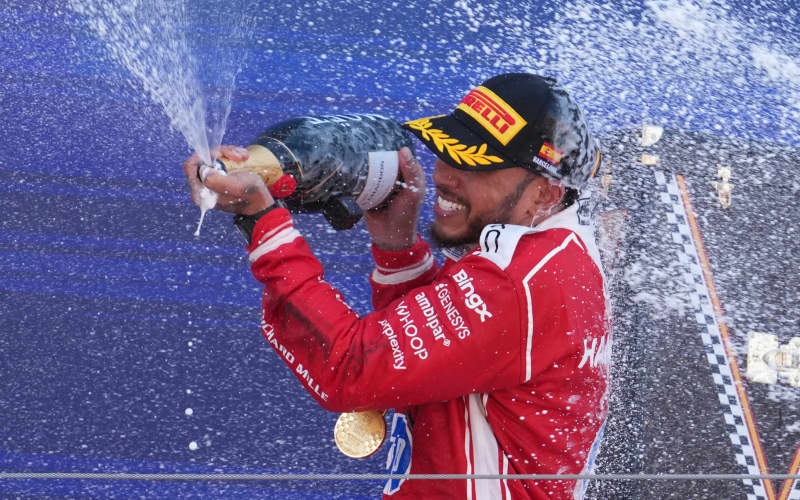 F1: Lewis Hamilton wins first GP with Ferrari, Liam Lawson in the points | RNZ
