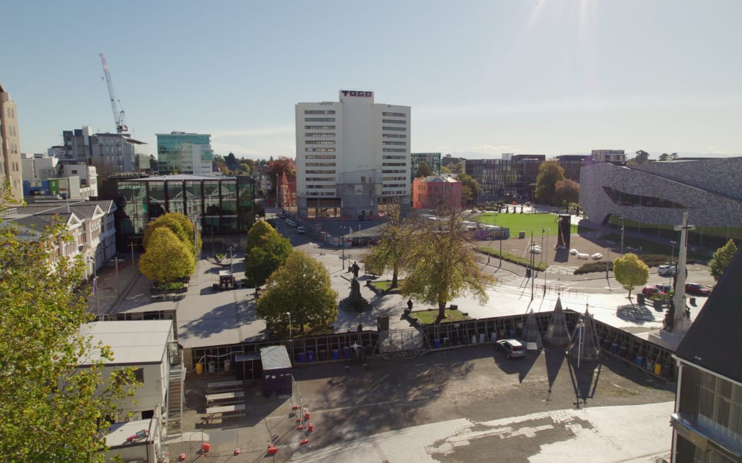 Cathedral Square Christchurch in 2025.
