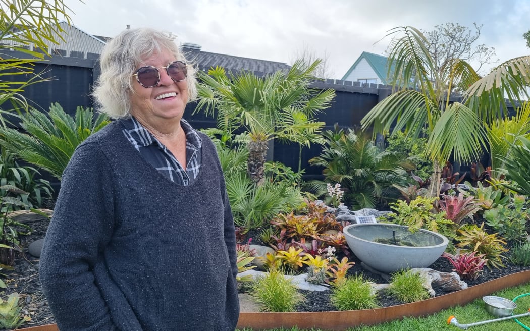 Ameila De Ridder's garden Tropics on Mangati is a bromeliads paradise