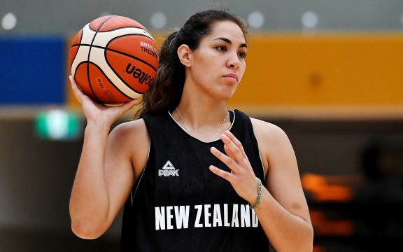 Tall Ferns Kalani Purcell.
Tall Ferns Training, Pulman Arena, Auckland, New Zealand. Wednesday 26 April 2019. © Copyright Image: Marc Shannon / www.photosport.nz.