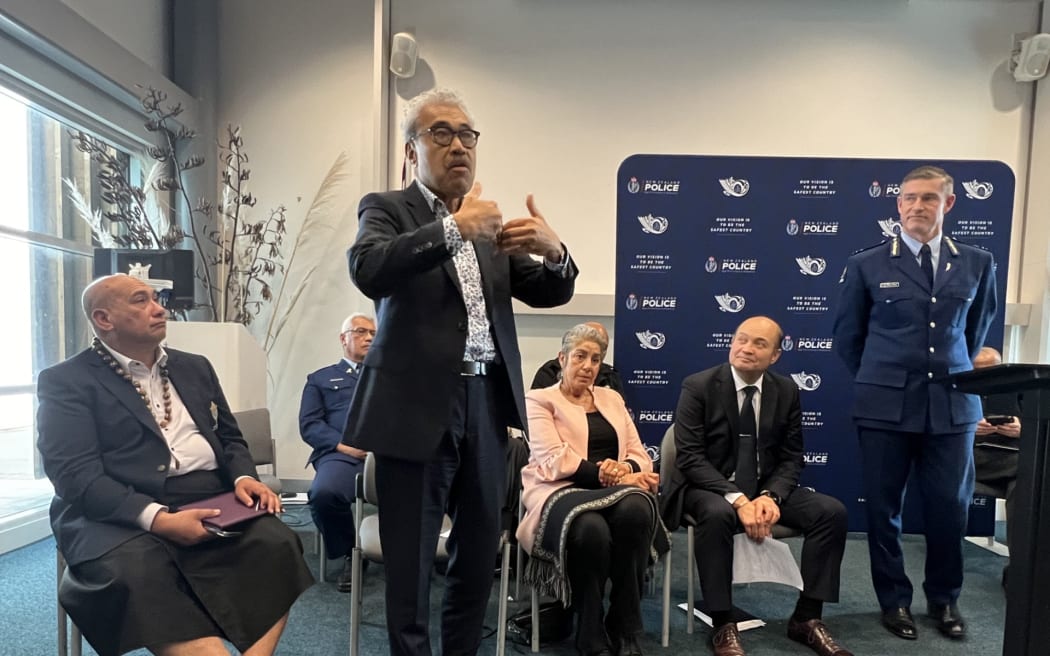 Pacific team at the launch of police updated ethnic and Pasifika strategies.