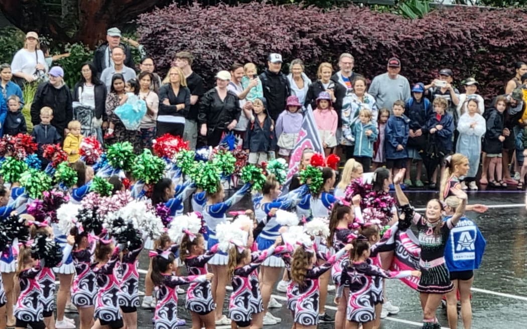 Auckland's 2025 Santa Parade on Mayoral Drive.